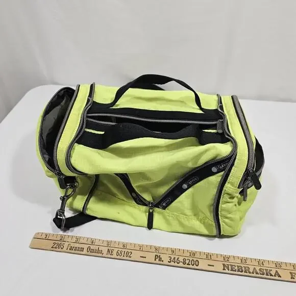 LeSportsac Colette Convertible Duffel Bag Weekend Gym Crossbody Highlighter - Picture 5 of 14